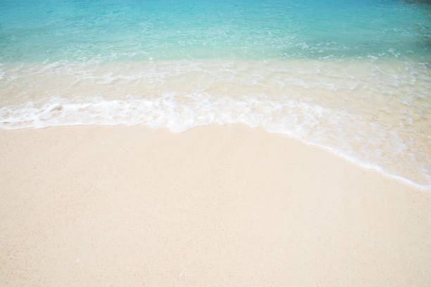 istock Sandy Beach And Sea Wave Copy Space Scene 1127243174