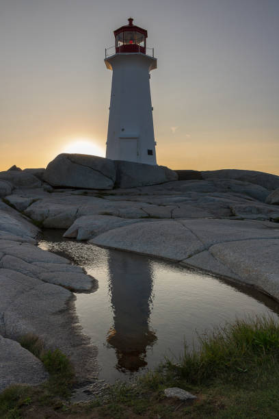 istock Looking towards the lighthouse at Peggy's Cove 1127245948