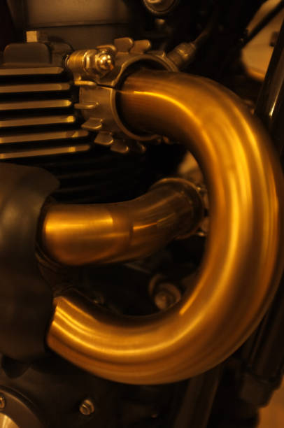 istock Motorcycle engine close-up detail background 1127248183
