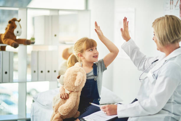 istock High five to good health! 1127249439