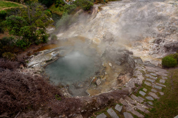 istock thermal pools in furnas 1127252876