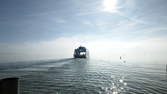 Ferryboat on Bodensee lake