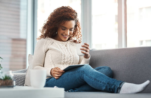 istock Got my cuppa in one hand and connectivity in the other 1127259626