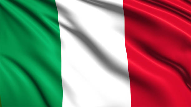 istock flag of Italiy 1127262848