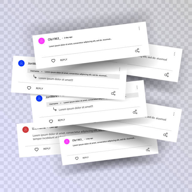 шаблон комментариев. оставьте комментарий к видео. ответьте на комментарий. шаблон для обратной связи на сайте. чтобы мне это понравилось. в - web forum stock illustrations