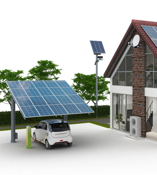 istock Energy supply at a single family house 1127272952