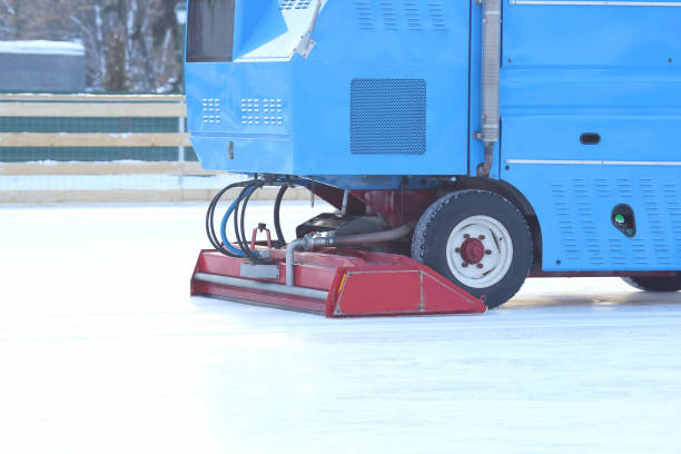 istock special machine ice harvester cleans the ice rink 1127276994