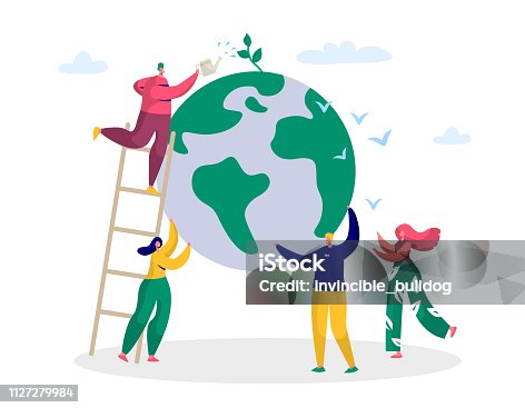 4,012 Cartoon Of A Save Earth Stock Photos, Pictures & Royalty-Free Images  - iStock