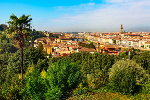 istock Florence, Italy with Palazzo Vecchio tower 1127280115