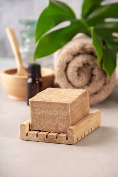 istock Accessories for spa procedures. Natural ingredients for beauty 1127280152