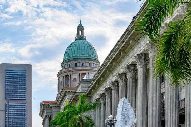 National Gallery building in Singapore.