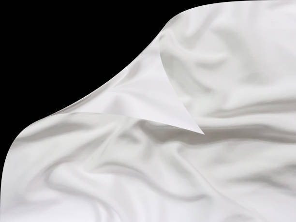 istock abstract background white cloth isolated on black background 1127286457
