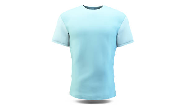 istock men t-shirt blue isolated 1127293294