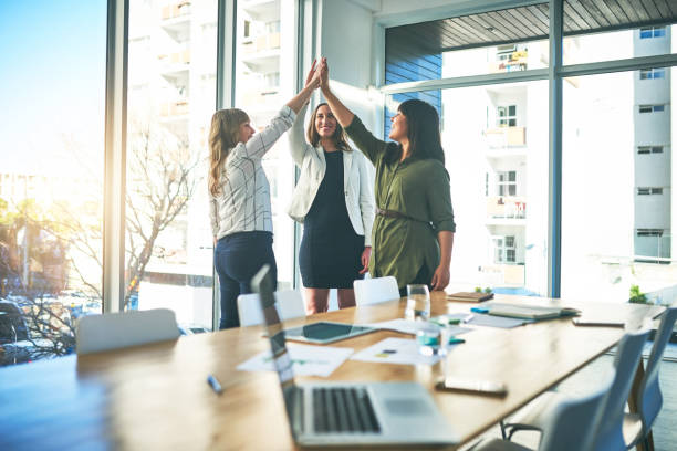 istock Promoting and celebrating a work environment where women are empowered 1127300049
