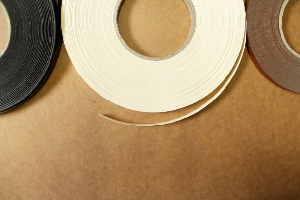 istock Plastic and paper edge for pasting furniture. 1127301613