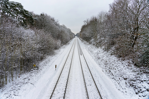 Winter Snow And The English Railways