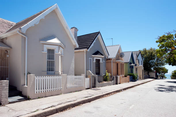 istock Old workers cottages, Port Elizabeth, South Africa 1127306009