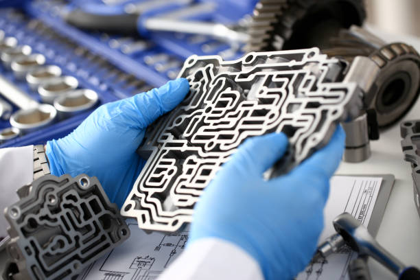 istock The auto repair service repairman in automatic 1127309571