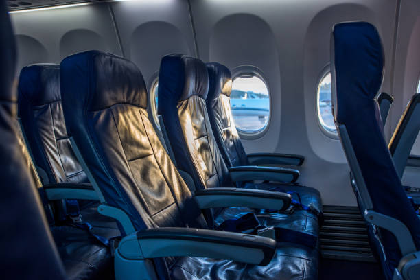 istock Beautiful Plane Passenger Window Seats View, Airplane 1127311561
