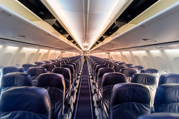 istock Breathtaking Airplane Beautiful Passenger Seats Gallery View 1127311578