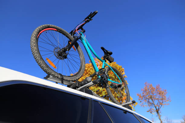 istock Bicycle on the bike rack 1127312799