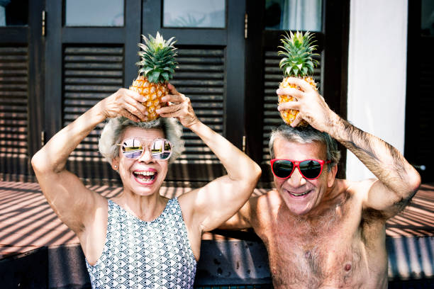 istock Senior couple enjoying their vacation 1127316449