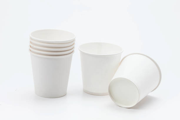 istock White paper cup and cups on white backbround 1127320883