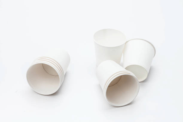 istock White paper cup and cups on white backbround 1127320912