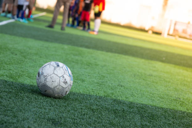 istock Children's football training ground 1127322046