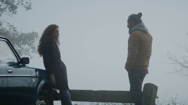 istock Couple having a relationship crisis on a road trip 1127332617