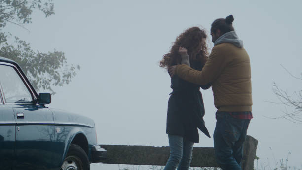 istock Couple having a relationship crisis on a road trip 1127332721