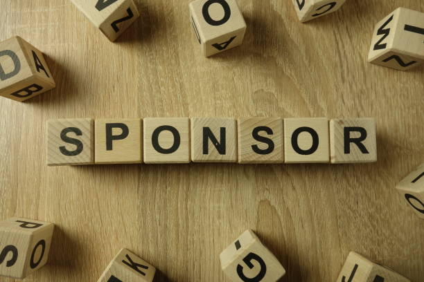 istock Sponsor word from wooden blocks 1127336841