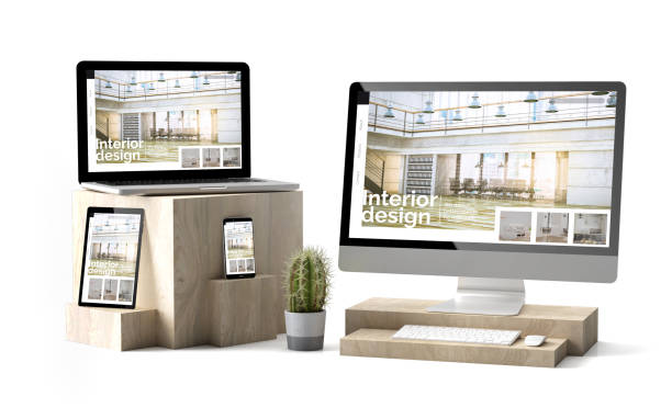 istock wooden cubes devices isolated responsive interior design website 1127338438