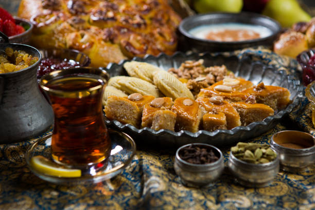 istock Traditional festive Azerbaijan sweet cuisine 1127339064