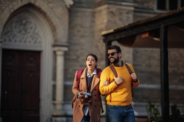 istock They enjoy spending time together while sightseeing city 1127339587