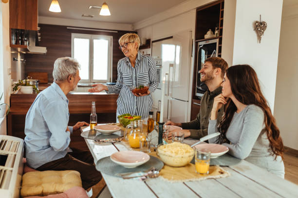istock The best memories happen around the dining table 1127346336