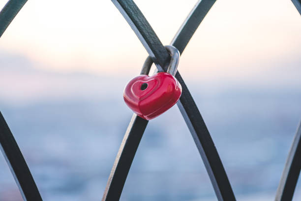 istock heart shaped padlock. Valentine's Day symbol 1127346484