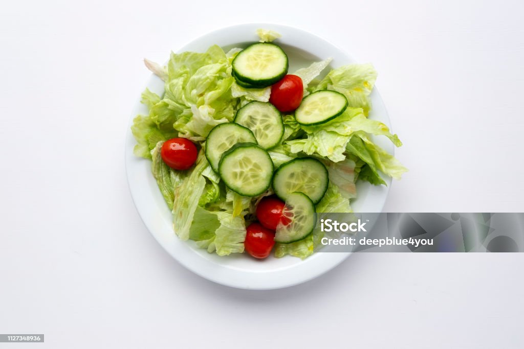 Simple salad Salad Stock Photo