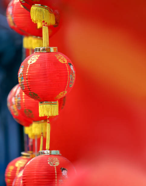 istock Chinese new year lanterns in chinatown. 1127360423