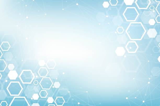 istock Abstract medical background DNA research, molecule, genetics, genome, DNA chain. Genetic analysis art concept with hexagons, lines, dots. Biotechnology network concept molecule, vector illustration 1127361074
