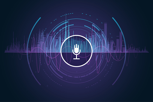 microphone sound record in vector