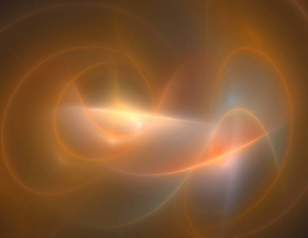 istock image of one Digital Fractal on Black Color 1127367623