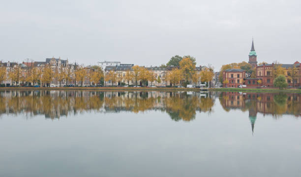 istock Lake Schwerin and Schwerin City, Germany 1127377750