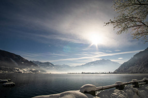 istock Ski resort Zell am See, Austrian Alps at winter 1127378994