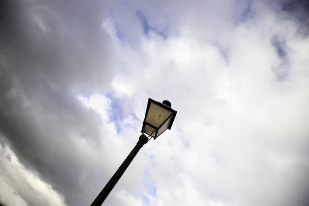istock Street lamp turned off 1127381172