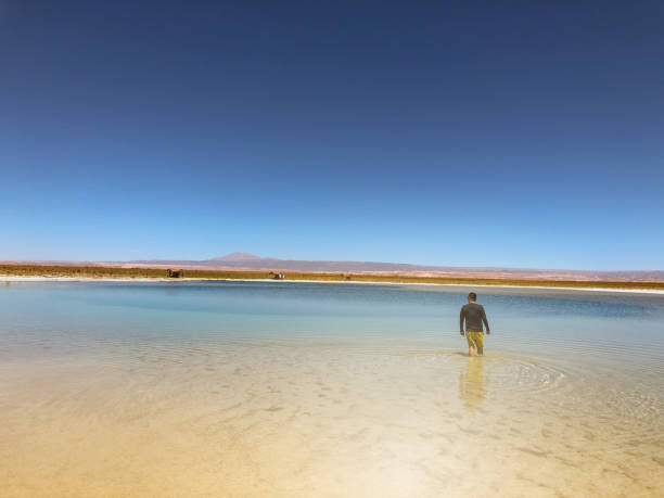 istock Tourist having fun in the Atacama desert. 1127385084