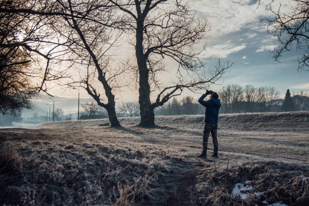 Morning atmosphere and birdwatching