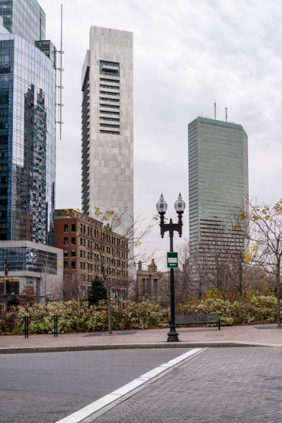 istock Skyscrapers on Boston Downtown, Massachussets 1127389242