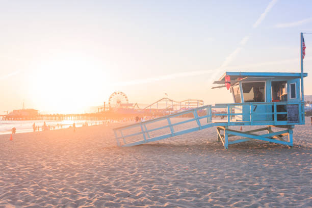 istock Dreamy sunset in Santa Monica 1127390710
