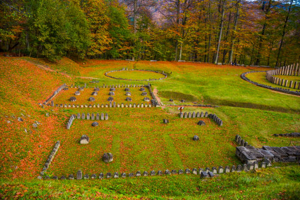 istock Old ruins in Carpathian Mountains 1127390758